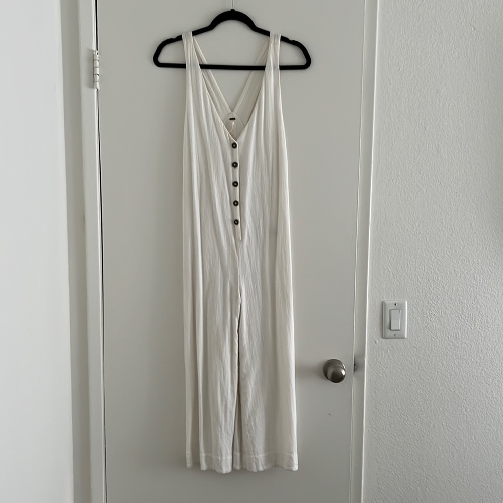 New Free People White Jumpsuit!